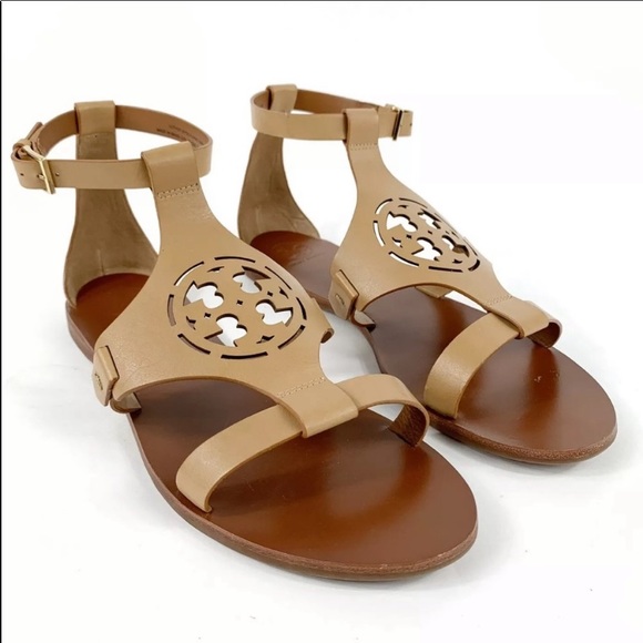 Size 10.5 Tory Burch Zoey Leather Sandals - Picture 2 of 4